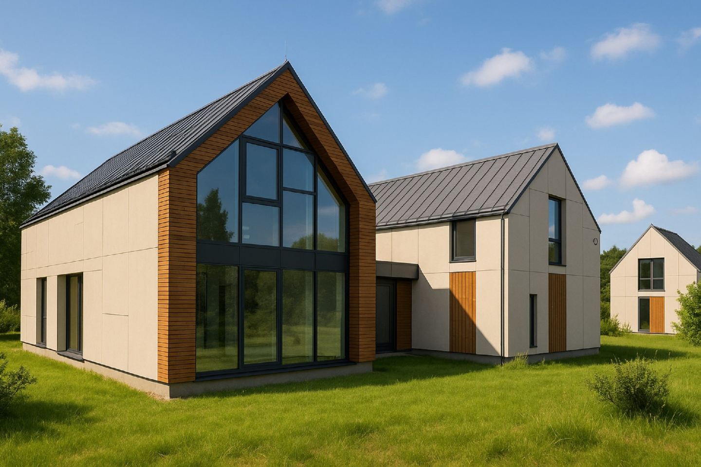 Rodinné domy s odvětranou fasádou